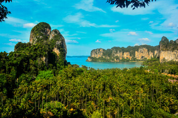 ท้องทะเลอันกว้างใหญ่ดูสวยงามในวันที่สดใส