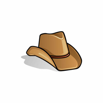 Western Cowboy Hat Illustration Vector	