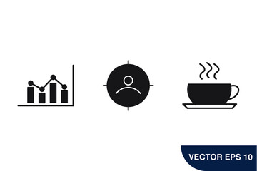 Business and finance icons  symbol vector elements for infographic web