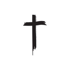 Cross icons. Decorated crosses signs or symbol. Vector