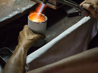 goldsmith at work