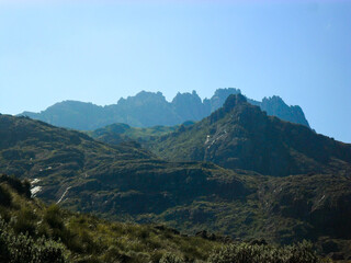 Serra da Mantiqueira, sudesto do Brasil, vista panorâmica