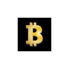 Obraz premium bitcoin crypto B letter logo symbol template design illustration vector