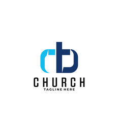 church logo icon vector illustration