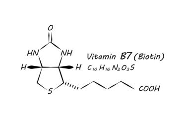 Vitamin A (Retinol) Chemical formula molecular structure complex. Vitamins and Minerals found in various foods. Science and medicine concept. Vector EPS10 Illustration.