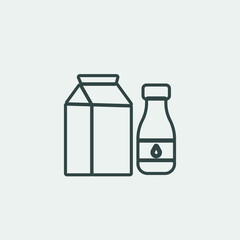  Milk  vector icon illustration sign