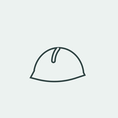 Helmet  vector icon illustration sign