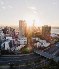 Perth City at Sunrise