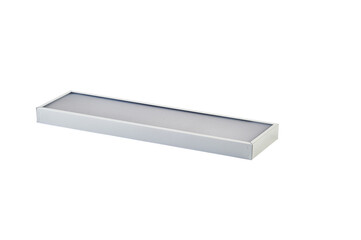 LED lamp for non-residential and public spaces on a white isolated background. Power saving