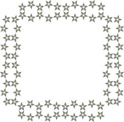 frame with an ornament. 