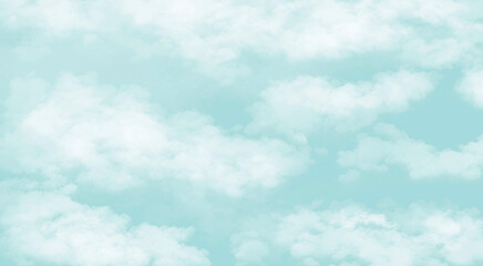 Abstract Cloud Background in a Blue Sky