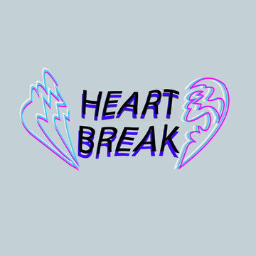 Wallpaper heart break