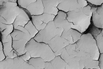 a close-up with a peeling wall