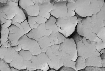 a close-up with a peeling wall