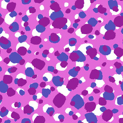 Abstract modern leopard seamless pattern. Animals trendy background. Color decorative vector stock illustration for print, card, postcard, fabric, textile. Modern ornament of stylized skin
