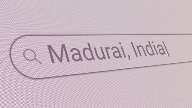 Search Bar Madurai India 
Close Up Single Line Typing Text Box Layout Web Database Browser Engine Concept
