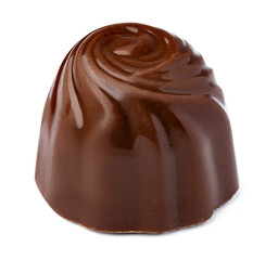 chocolate candie isolated on white