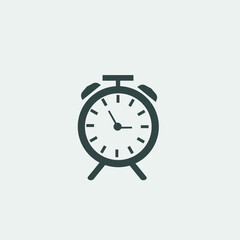 Clock_alarm  vector icon illustration sign