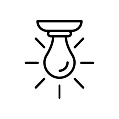 You can use bulb icon design for interior theme and more