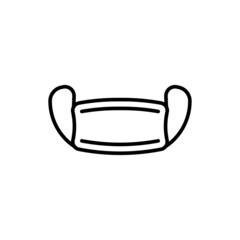 medical mask icon vector design templates