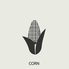 Corn  vector icon illustration sign