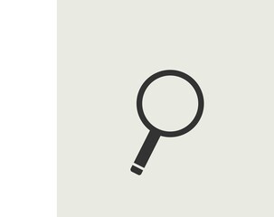 Magnifying_glass vector icon illustration sign