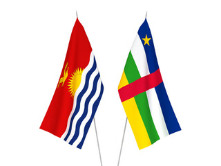 Central African Republic and Republic of Kiribati flags