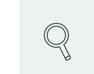 Magnifying_glass vector icon illustration sign