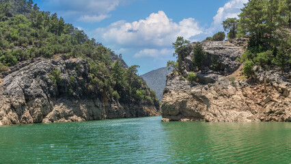 Fototapeta premium Green Canyon in Manavgat, Turkey