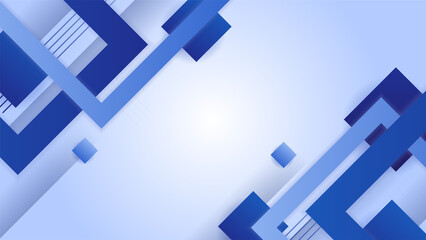 Fototapeta premium Dark blue abstract background geometry shine and layer element vector for presentation design. Suit for business, corporate, institution, party, festive, seminar, and talks.