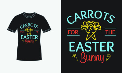 Carrot easter bunny svg clip art for t shirt design