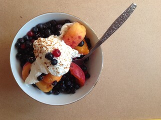 Fruit Salad with Yoghurt