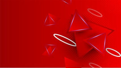 Dark red abstract background geometry shine and layer element vector for presentation design. Suit for business, corporate, institution, party, festive, seminar, and talks.