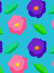 Pattern with flowers