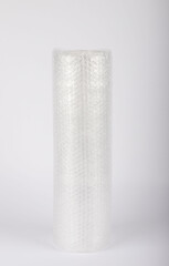protective bubble wrap used to package products. It stands on a white background.