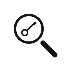 Keyword search icon design vector illustration
