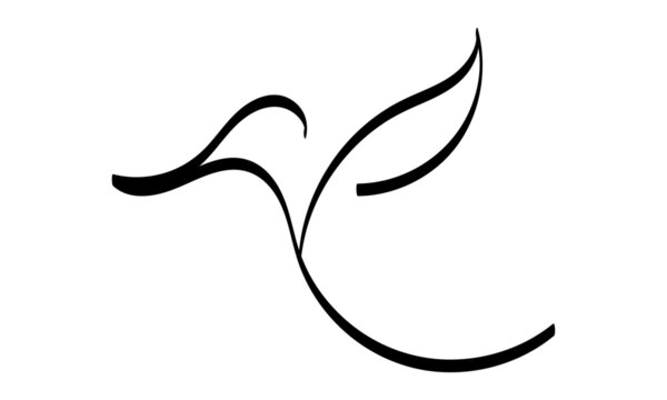 recommend clip art: Holy Spirit Line Art Design for print or use as poster, card, flyer, Tattoo or T Shirt