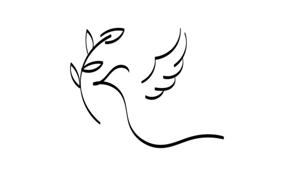 recommend clip art: Holy Spirit Line Art Design for print or use as poster, card, flyer, Tattoo or T Shirt