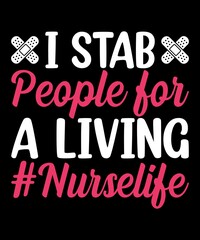 i stab people for a living nurselife