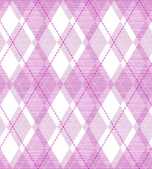 Modern Pink Rhombus Seamless Pattern Design