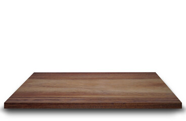 wooden table. Use as a montage for displaying items.Concept in a vintage style, Clipping path