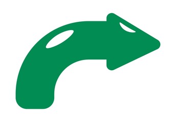 Arrow pointing right, direction icon or navigation