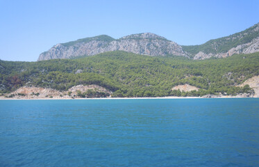 Fototapeta premium sea and mountains