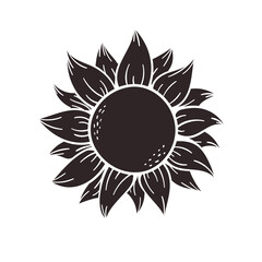 blooming yellow sunflowers full of sunflower seeds inside for decorating welcome cards