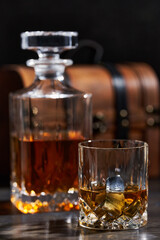 Whiskey on the rocks
