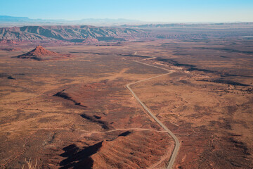 Valley of the Gods View from Highway 261, Moki Dugway, Utah