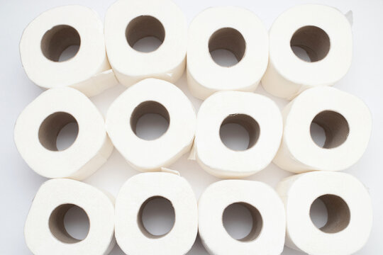 rolls of Toilet paper background