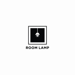 interior logo design symbol room light vector template
