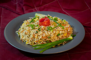 Plate of Rice - Indian Food Biryani
