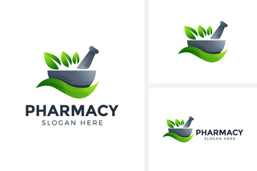 pharmacy logo design vector illustration